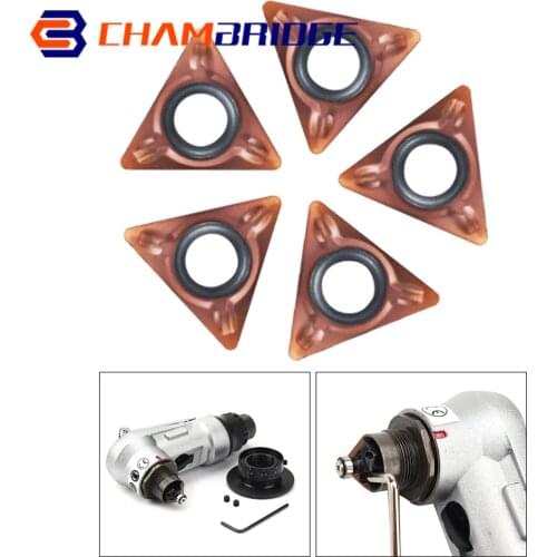 2/6/10PCS Blades For Mini Pneumatic Chamfering Machine Portable Metal Trimming Machine 45 Degree