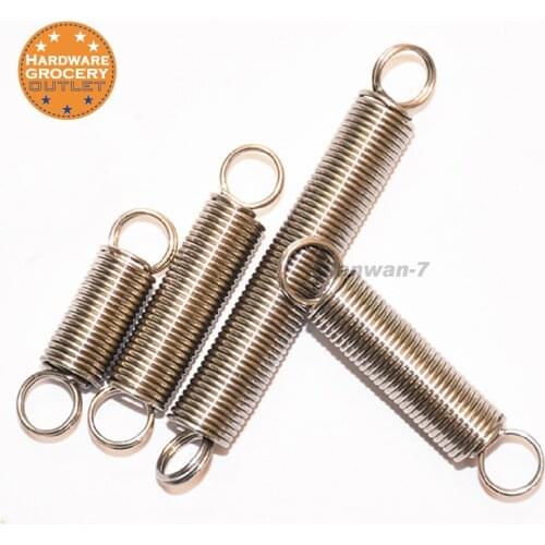 Prime-line products Spring. Compression; stainless steel Extension spring. 1.2mm x 8mm x L. 5pcs