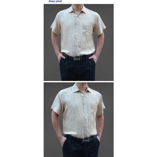 LOVILK Men's Short Sleeve Shirts