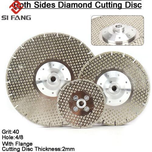 M14 Electroplated Diamond Cutting Grinding Disc Flange Saw Blade for Granite Marble Ceramic 1Pc 115/180/230mm