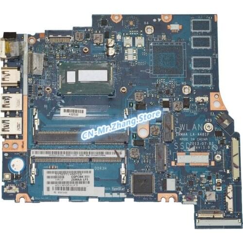 SHELI FOR Toshiba Satellite E45T E45T-A4100 E45 Laptop Motherboard W/ I5-4200U CPU K000151930 LA-A481P DDR3 Test 100% good
