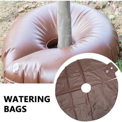 Lvju 20 Gallon Slow-Release Tree Watering Bag Irrigation of Automatic Drip Planting Trees Garden Water Sprinkler Dripper Shrubs