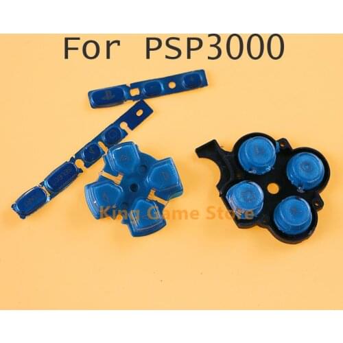 20sets/lot 3 in 1 Left Right Buttons Key pad Set Replacement LR Conductive buttons for PSP 3000 PSP3000 Slim Console Repair Part