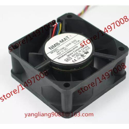 NMB-MAT 2410ML-04W-B86 M01 DC 12V 0.70A 60X60X25mm Server Cooling Fan