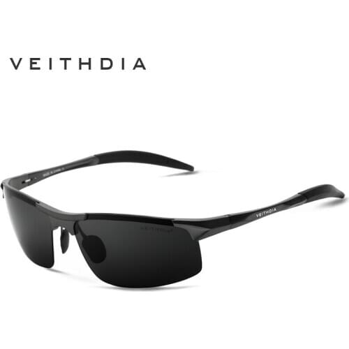 VEITHDIA 2020 Mens Sunglasses Polarized UV400 Lens Sun glasses Designer Aluminum Driving Glasses Eyewear For Men 6518