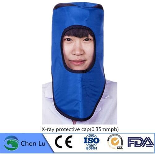 Direct selling x-ray protective 0.35mmpb lead cap Full head and thyroid radiological protection comfortable lead hat