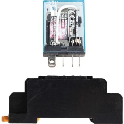 Relay LY2NJ AC 220V 10A With 8 Pin + Socket Base