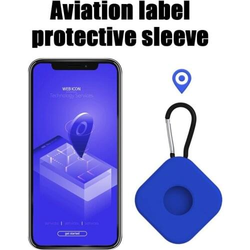 Locator Silicone Protective Case for Apple Airtags Tracer Silicone Storage Box Washable Waterproof Protective Cover