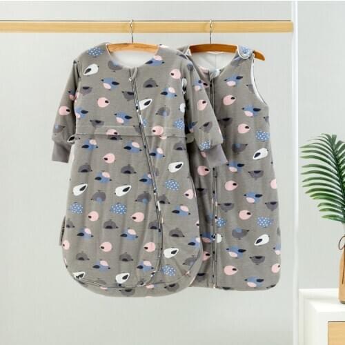 For Newborn Baby Sleeping Bag Childrens Envelope for Winter Infant long zipper Swaddle Bag Wearable Blanket Sleeping Sacks
