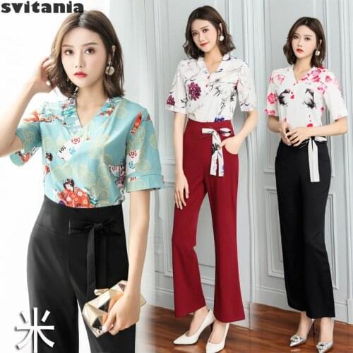 Svitania Work Clothes Women Hotel Waiters Uniform Beauty Coat Salon Spa Uniform Set Clothing Hairdresser