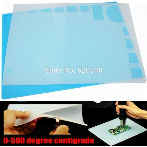 Heat-resistant Heat Gun Phone BGA Soldering Station Repair insulation pad insulator pad desk mat maintenance platform 25x35cm