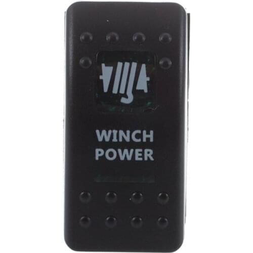 12V CAR MARINE BOAT RV TOGGLE ROCKER SWITCH LED LIGHT BAR WORK FOG REAR ON-OFF Winch Power