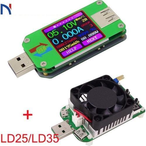 UM24 UM24C Voltmeter Ammeter For APP USB 2.0 LCD Display Battery Charge Voltage Current Meter Multimeter Cable Measure Tester