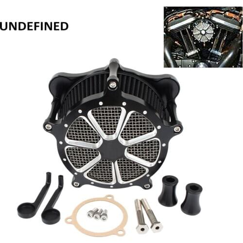Air Filter Motorcycle Venturi Contrast Cut Intake Air Cleaner System For Harley Touring Street Tri Glide Ultra 2008-2016 Dyna 17