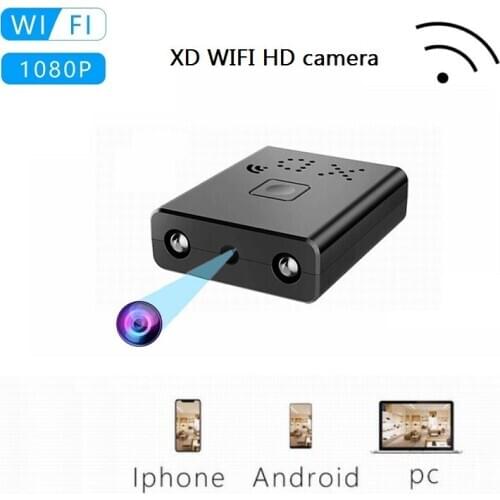 XD MC61 WIFI 1080P Mini Camera XD Smallest Mini Camcorder IR Cut Micro Camera DVR Voice Recorder Night Vision Motion Detect Cam