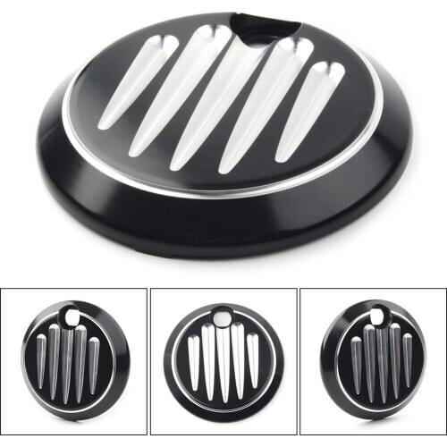 Shallow Cut Fuel Tank Console Door Cover Cap For Harley Touring 1992-2007 CNC Aluminum Motorbike Accessories Black