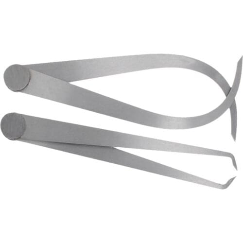 2Pcs 6~14Inch Inside Outside Caliper Metric Stainless Steel Machinist Firm Friction Joint Measurement Tool Gauge