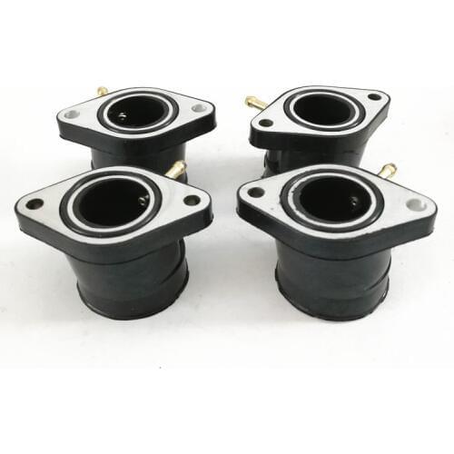 4PCS Carburetor Intake Manifold For Yamaha XJR400 4HM-13586-00 4HM-13596-00 1993 1994 1995 1996 1997 1998 1999 2000