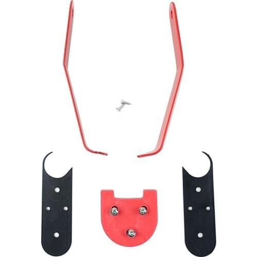 2 Pieces Rear Fender Mudguard Bracket Scooter Rear Fender Replacement Accessory Support for Xiaomi Scooters with 10 Inch Tires