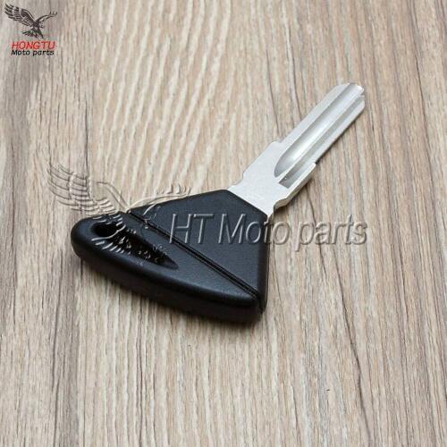 Motorcycle Black Key Uncut Blade Brand New Blank Key For Aprilia RSV4 Tuono Dorsoduro 750 1200