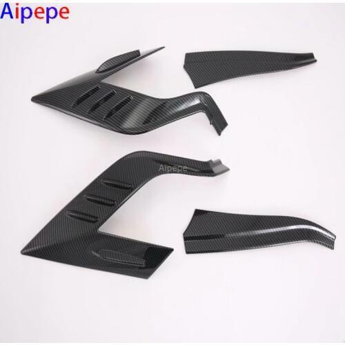 For Toyota RAV4 RAV 4 2019 2020 ABS Chrome Rear Tail Light Lamp Trim Cover Frame Car Decoration Sticker Exterior Accessories