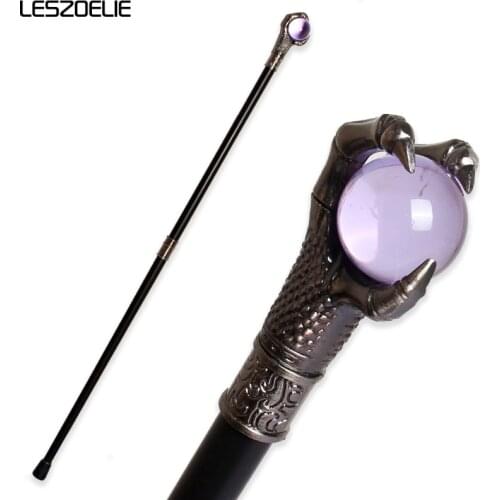 Dragon Claw With Lavender Ball Walking Stick Female Fashionable Walking Canes Women Decorative Sticks Lady Cosplay Walking Cane