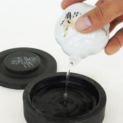 Porcelain Water Dropper Ink Water Container For Calligraphy And Painting To Grind With Water (Plum Shaped Ink Drop)