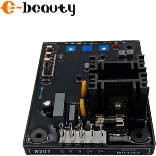 Generator AVR 277V AC Single Phase 50/60Hz Automatic Voltage Regulator 4A Generator AVR R201
