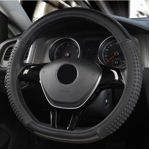 ZHOUSHENGLEE Leather Car Steering Wheel Cover For Acura all models MDX RL TL RDX ZDX ILX CDX TLX-L auto accessories car styling