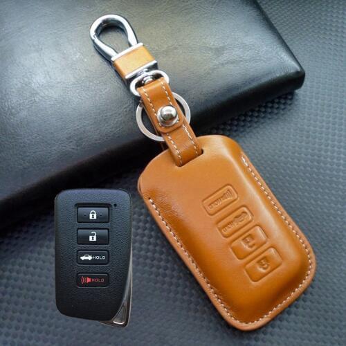Leather Key Case for Lexus 2013 2014 IS GS ES350 RX270 2015 2016 LX570 NX RX Series 200 250 450 Key Fob Cover Holder Accessories