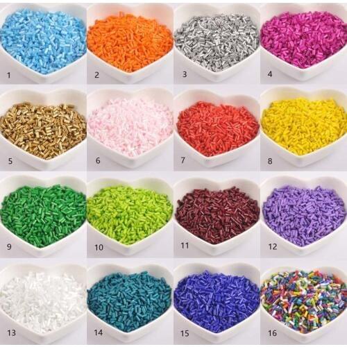 16 colors 4-5mm 500pcs circular tube Czech Glass Seed Spacer beads DIY Handmade Jewellery Fittings