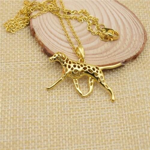 LPHZQH Fashion Cute Necklace Dalmatian Dog Pendant Necklace For Women Trendy Chain Choker Necklace Jewelry Christmas Gift Punk