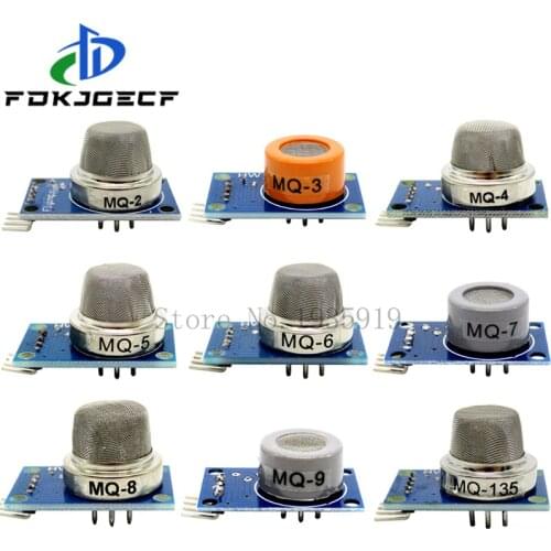 MQ-2 MQ-3 MQ-4 MQ-5 MQ-6 MQ-7 MQ-8 MQ-9 MQ-135 Detection Smoke methane liquefied Gas Sensor Module for Arduino Starter DIY Kit