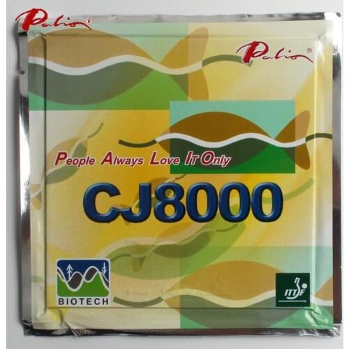 Palio official long term CJ8000 39-41 table tennis rubber BIOTECH technilogy fast attack loop little sticky table tennis racket