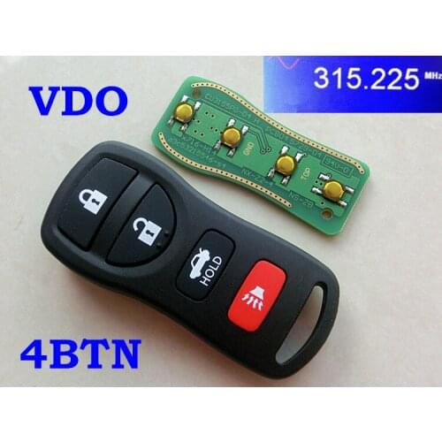 Less ERMLKS New 3 4 Button 315MHz Replacement Keyntry Remote Control Key Fob Fit For Nissan KBRASTU15 Car Key