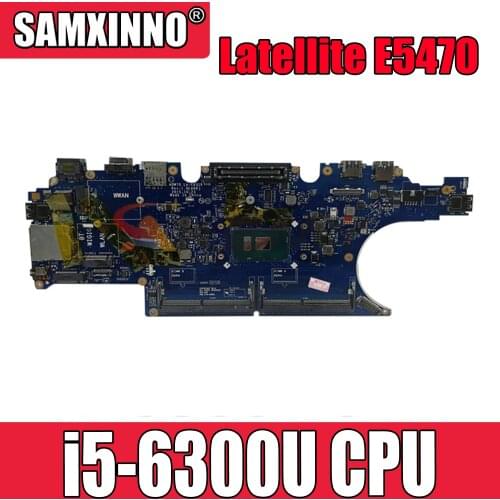 Original laptop Mainboard For DELL Latellite E5470 Core i5-6300U Mainboard CN-0HCP0K 0HCP0K LA-C631P SR2F0 DDR3