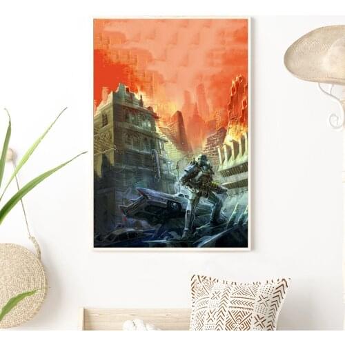Fallout Video Game Poster PC,PS4,Exclusive Role-playing RPG Game Canvas Custom Poster Alternative Artwork Gift