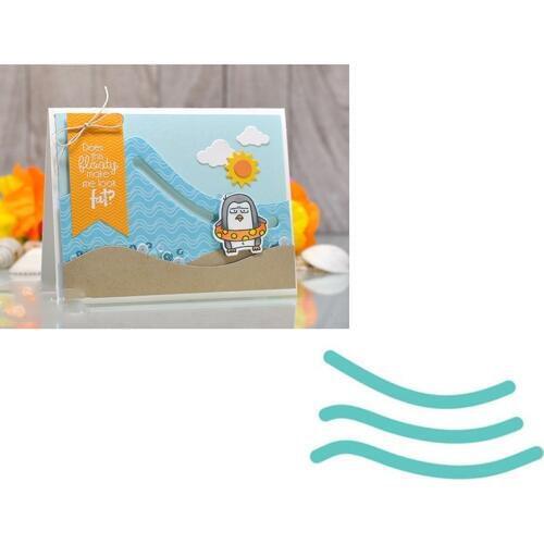 Snow Mark Locus Lines Metal Cutting Dies Stencils for DIY Scrapbooking Decorative Crafts Embossing Paper Cards Making New 2018