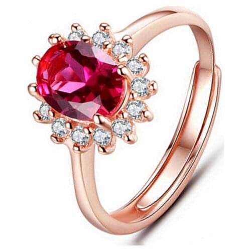 Rhinestone Rings Women Fashion Fingers Jewelry Accessories Opening Adjustable Rings Female Wedding Bands Gifts for Woman