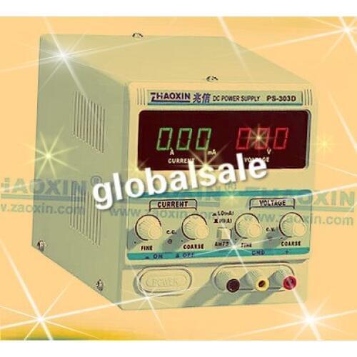 ZHAOXIN Digital PS-303D Linear DC Power Supply 0-30V Outpur Voltage, 0-3A Output Current