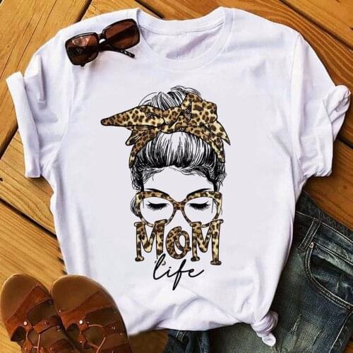 Mom Life Busy Life Print Harajuku Women T-shirt Casual Ladies Top Basic O-collar Short Sleeved Women T-shirt Girl,Drop Ship