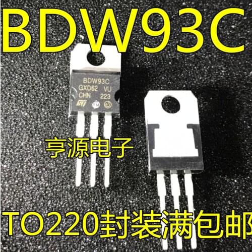 10PCS BDW93 BDW93C TO-220