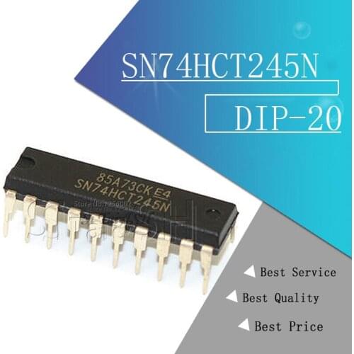 10PCS SN74HCT245N DIP20 SN74HCT245 DIP 74HCT245 74HCT245N DIP-20 new and original IC