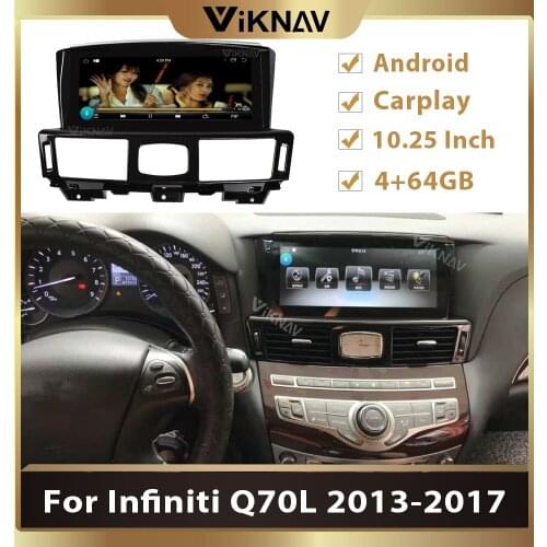 2 din Android car radio For Infiniti Q70L 2013 2014 2015 2016 2017 car stereo autoradio GPS navi multimedia DVD player