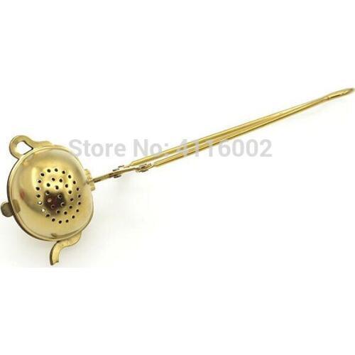 288pcs Stainless Steel Handle Tea Infuser Tea Pot Shape Mesh Tea Strainer