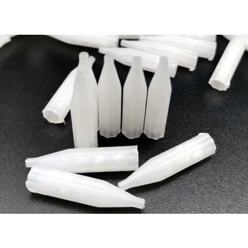 5 Round Permanent Makeup Needles Tips Nozzles 5R Plastic Disposable Tattoo Eyebrow tips Nozzles Cosmetic Supply 1000Pcs