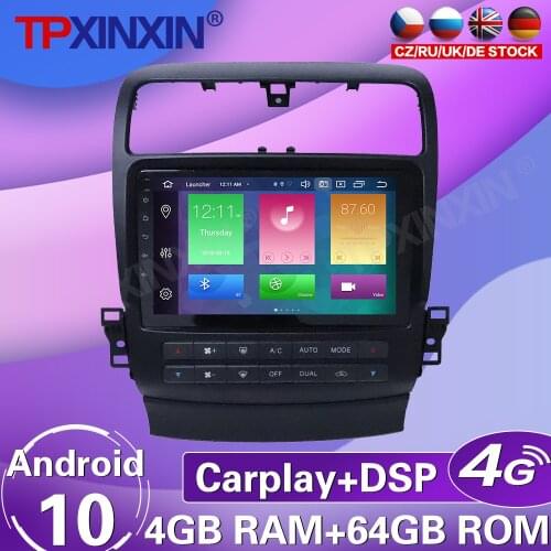 6+128G For Acura TSX 2002 - 2013 Android10.0 Car Radio Stereo Tape Recorder Multimedia video Player GPS Navigation Carplay DSP