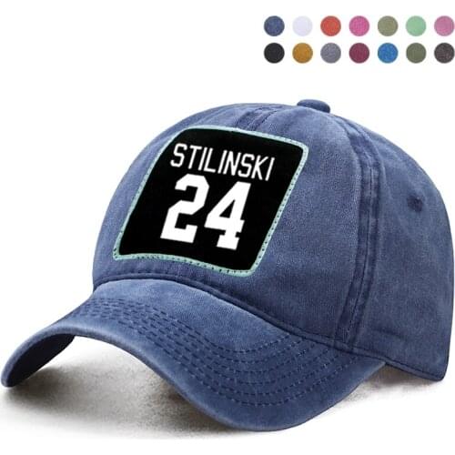 Stilinski 24 Letter Printed Baseball Cap Dad Trucker Solid Snapback Hat Woman Ponytail Berets Caps Casquette Gorras Boinas Hats