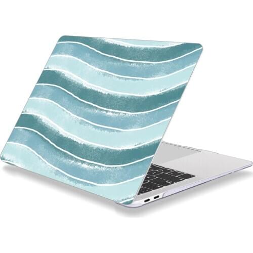 Sea Waves Ocean Pattern Laptop Case For Apple MacBook Pro Retina Air 12 13.3 inch New Pro 15.4 inch Cover shell