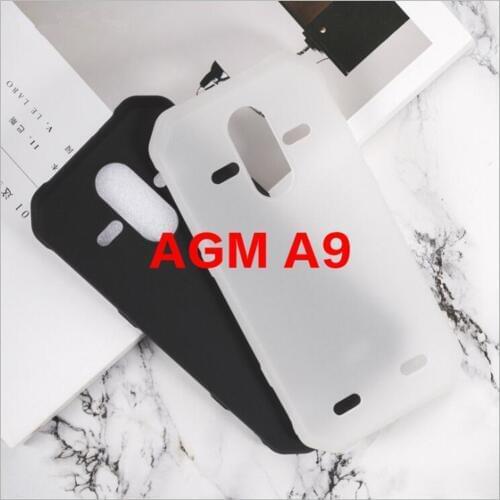 For AGM A9 Case Anti-knock Soft TPU Case For AGM H1 Anti Skid Silicone Protection Back Cover Capa